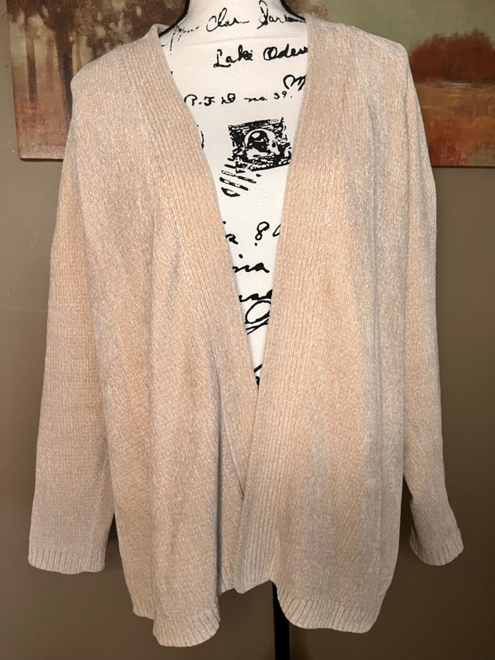Lands’ End Cozy Open-Front Women's  Cardigan
